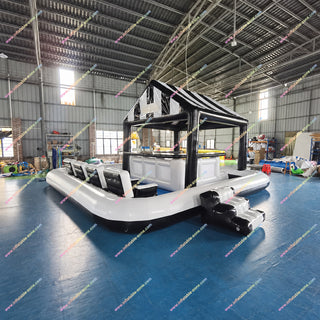 Entertainment Leisure Pool Bar Inflatable Indoor And Outdoor Playground Pub House Inflatable Pool Bars With Seats - Inflatable-Zone