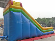 Inflatable Minons Slide,Orange Inflatable Slide,Curved Inflatable Slide