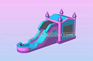 Inflatable-Zone Design Best Inflatable Bounce House Water Slide Combo Jumping Bouncy Castle For Pool