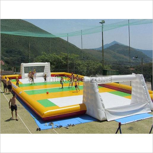 Inflatable Football Arena Pitch, Inflatable Soccer Arena Field With Ab