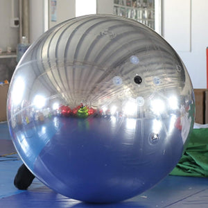 Event Party Inflatable Mirror Ball Show Advertising Mirror Ball For Commercial Street Decoration
