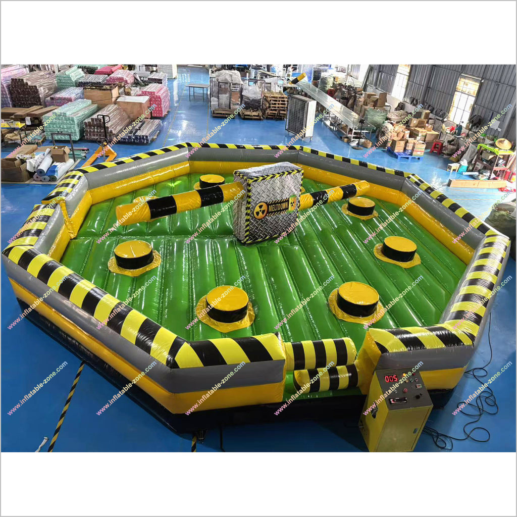Rotating Inflatable Rent Meltdown Inflatable Rotating Mechanical Challenge Obstacles Games