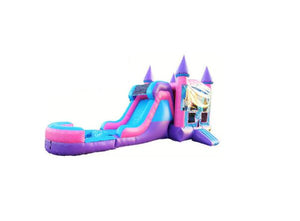 Princess Inflatable Bouncer Combo Jumping House With Slide Bouncy Castle