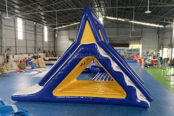 Commercial Large Inflatable Water Floating Slides Combo Inflatable Trampoline Sea Sports Games