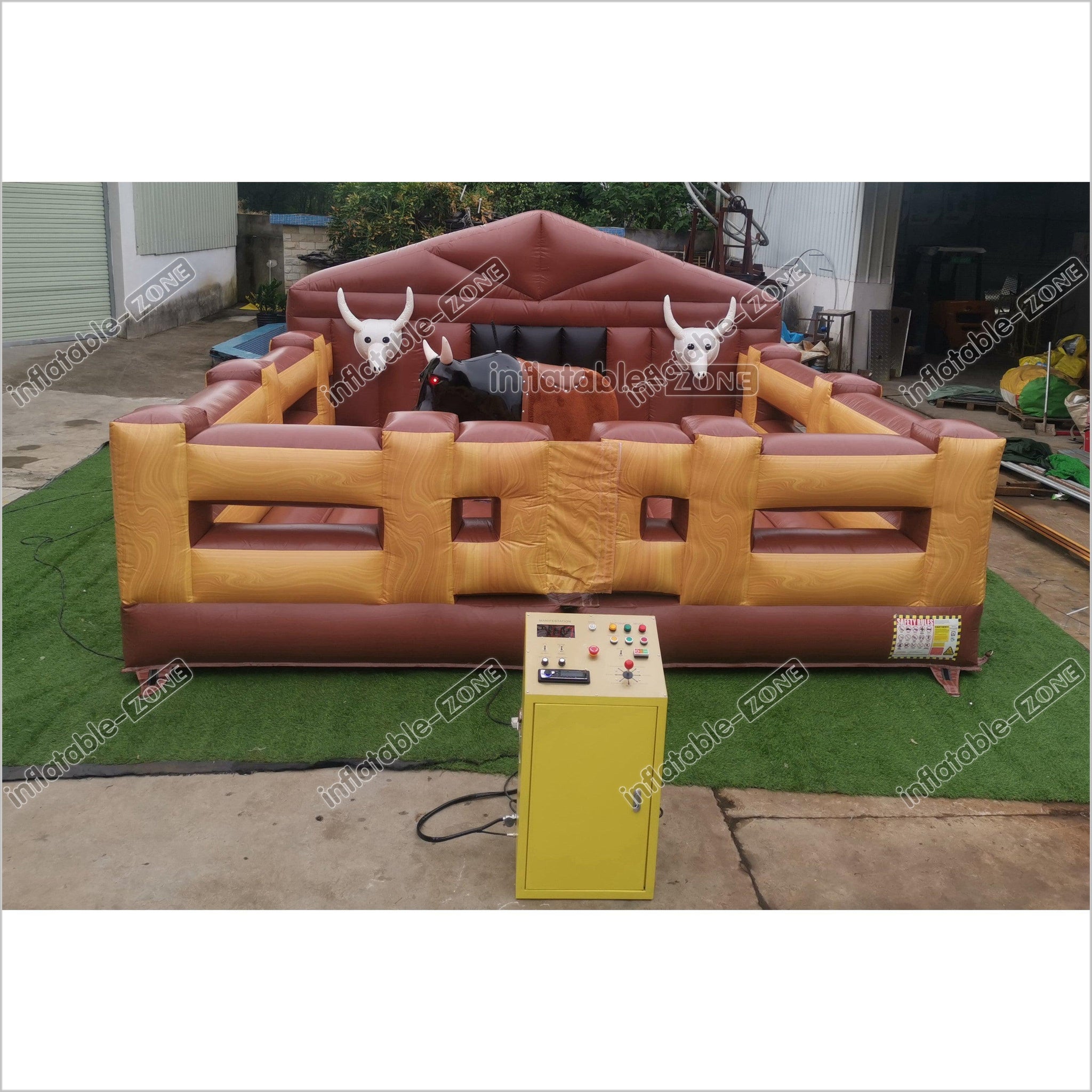 Fun Inflatable Mechanical Bull Mechanical Bull Riding Bull Ride Machin ...