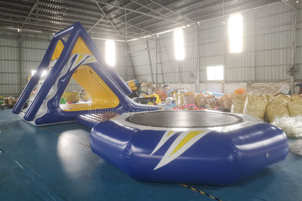 Floating Inflatable Water Park Set Large Water Trampoline With Slides Climbing Water Toy For Sea And Lake
