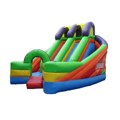Sunny And Fun Double Inflatable Slide Bouncer Adults Kids Giant Inflatable Playground Best Party Entertainment