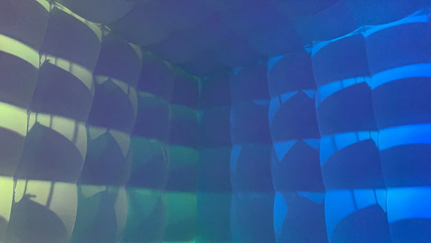 Led nightclub bouncy castle blow up nightclub hire inflatable nightclub bounce house night club