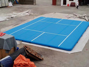 Inflatable football tennis ball air tumble mat inflatable air gymnastics gym air floor badminton