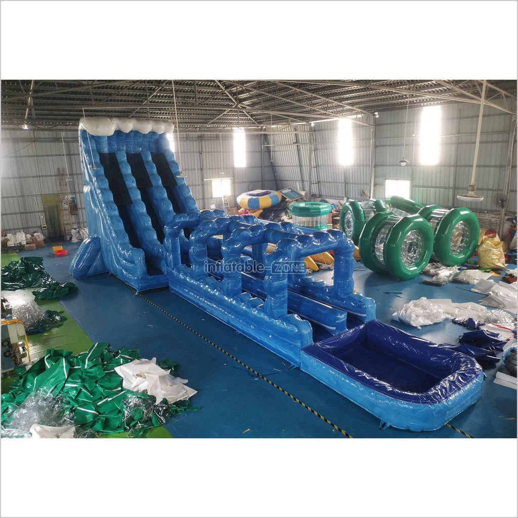 Waterproof Inflatable Long Water Slip N Slide Blow Up Water Slide