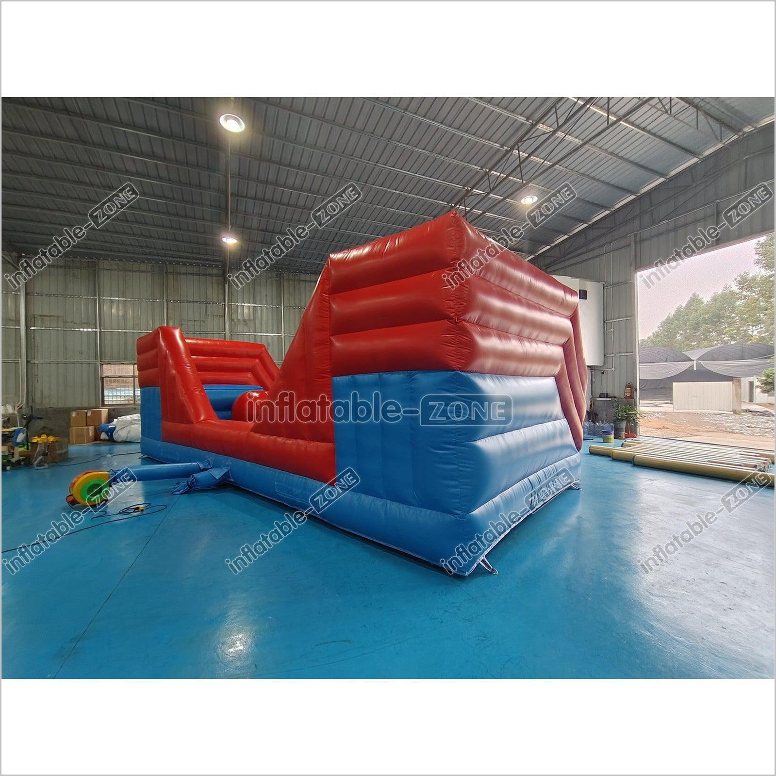 Inflatable Big Balls Wipeout Run Sports Game Inflatable Obstacle Cours ...