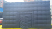 Black Giant Inflatable Cube Tent Party Disco Booth Nightclub Outdoor Inflatable Disco Tent