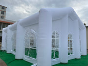 Outdoor White L Inflatable Wedding Party Tent Dining Room Inflatable Camping Tent Blow Up Tent