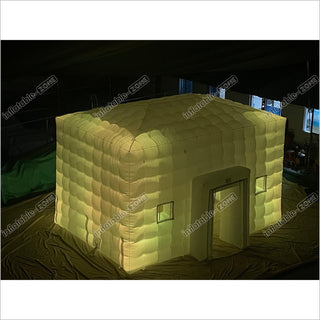 blow up disco tent Outdoor Led Blow Up Disco Tent Night Club Bouncy Castle Portable Inflatable Night Club