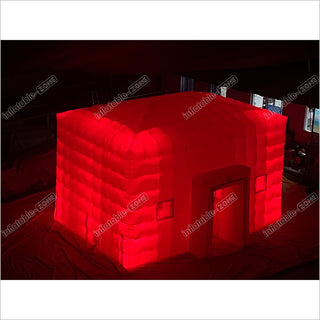 blow up disco tent Outdoor Led Blow Up Disco Tent Night Club Bouncy Castle Portable Inflatable Night Club