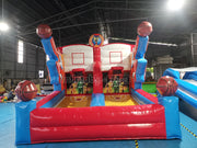 Commercial Inflatable Basketball Shooting Stars Interactive Sports Games