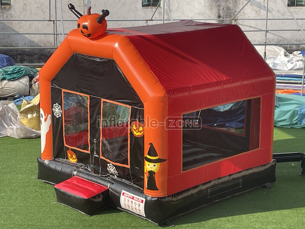 Inflatable Halloween Bounce House Happy Hop Bouncy Castle Blow Up Jumper Party Bouncer Castle