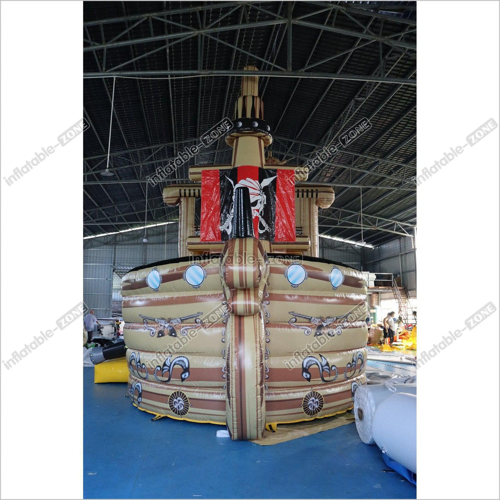 Inflatable Pirate Ship Slide Bouncy House Blow Up Slide Dry Jumper ...