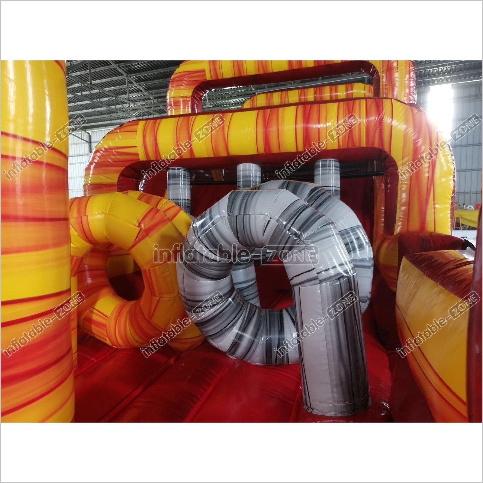 Ninja Course Inflatable Inflatable Obstacle Course Bounce House Ninja Warrior Course Indoor ...