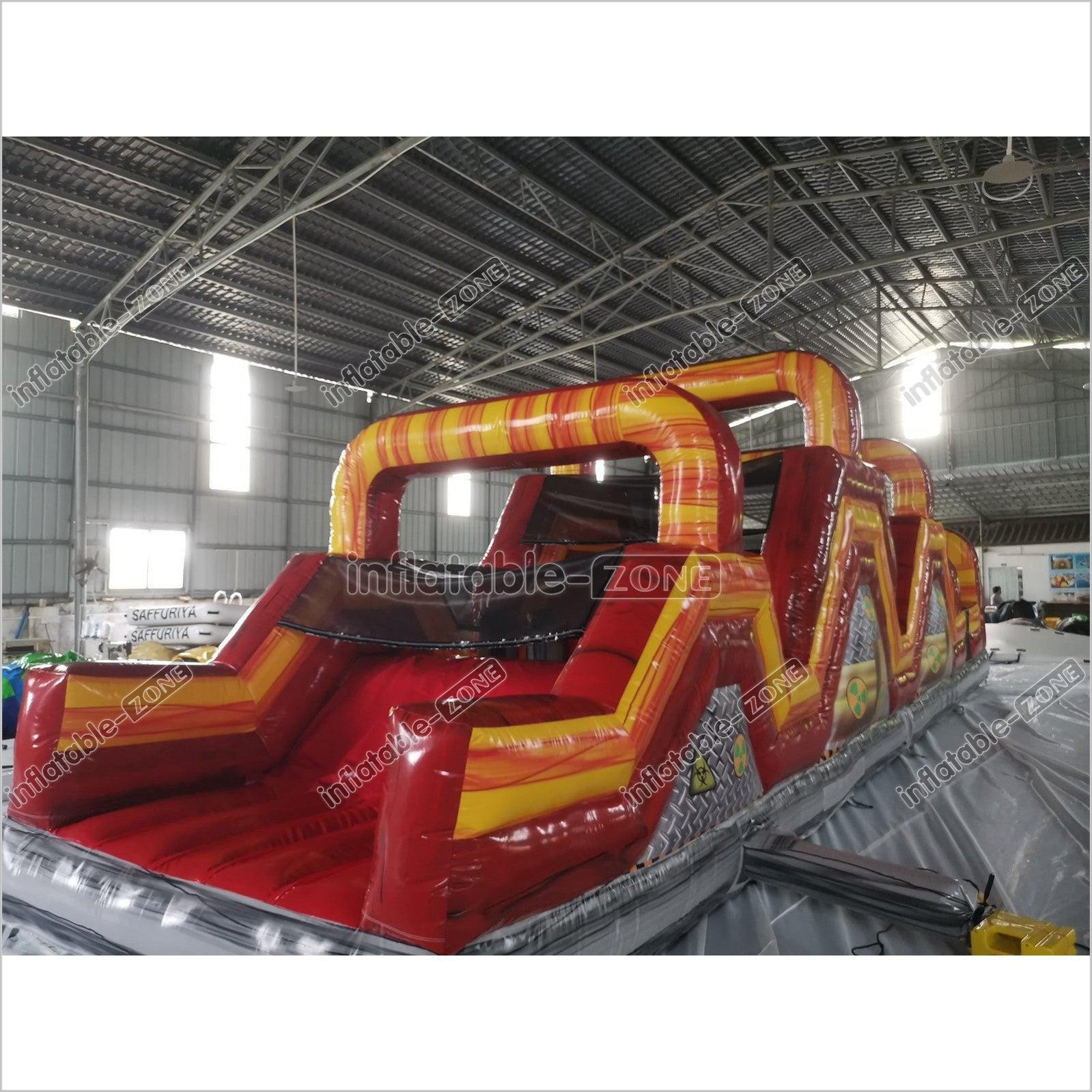 Ninja Course Inflatable Inflatable Obstacle Course Bounce House Ninja Warrior Course Indoor ...