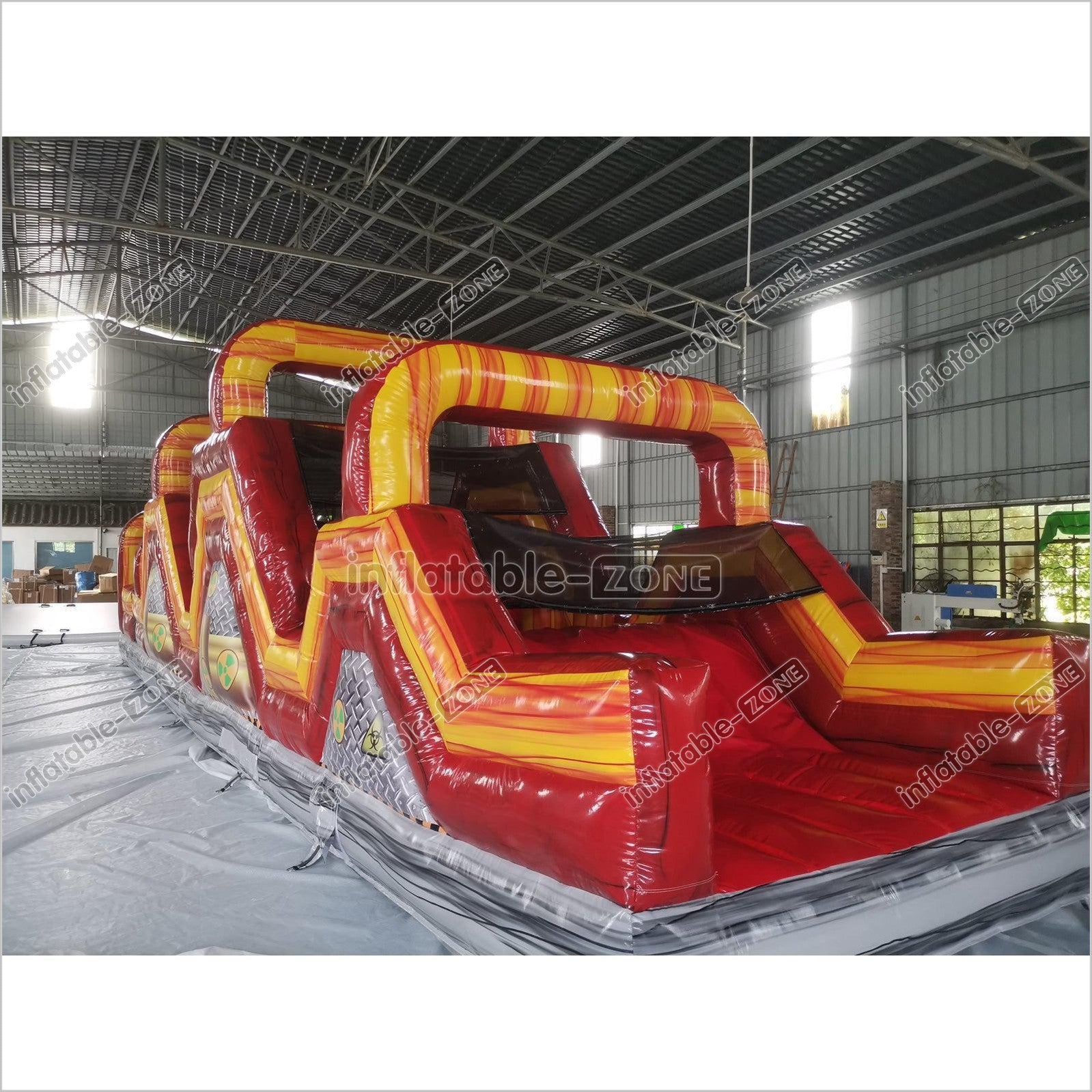 Ninja Course Inflatable Inflatable Obstacle Course Bounce House Ninja Warrior Course Indoor ...