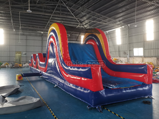 Inflatable Obstacle Course Bouncy Race With Obstacles Bounce House