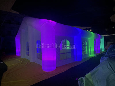 Inflatable Led Light Wedding Party Tent Inflatables Booth Night Club Outdoor Show Decoration