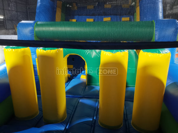 Inflatable Backyard Obstacle Course Slide Ninja Playgrounds Obstacle Course Bouncy Castle