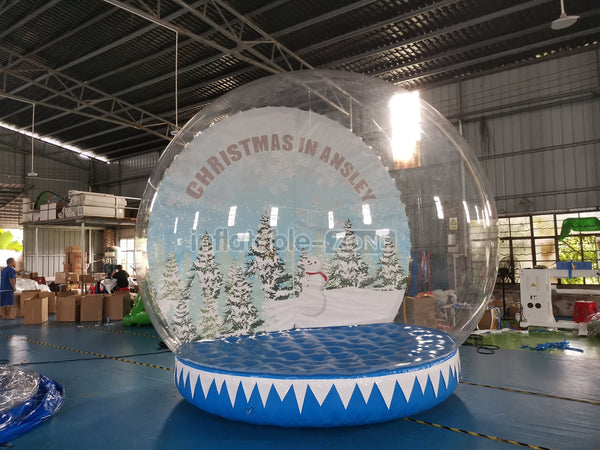 Inflatable Christmas Bubble Tent Inflatable Snow Globe Transparent Dome