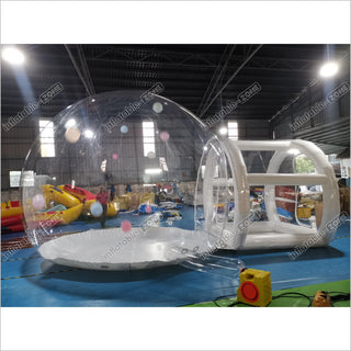 Big Inflatable Balloon Bubble House Tent With Tunnel Clear Inflatable