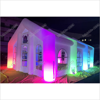 outdoor tents for party Large Inflatable Tent Outdoor Inflatable Party Tent Led Light Wedding