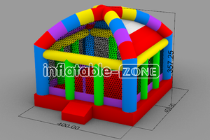 Inflatable-Zone Design Playground Inflatable Bounce House With Obstacle Course Dome Inflatable Bouncer Castle