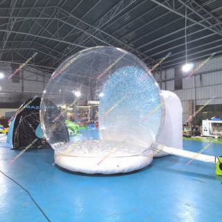 Inflatable Snow Globe Inflatable Photo Booth Snow Globe Dome Bubble Bounce House For Holiday Events - Inflatable-Zone
