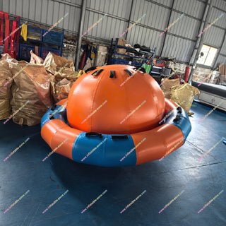 Inflatable Spinning Crazy UFO Inflatable Dome Rocker Floating Sports Saturn Inflatable Towable Boat Toys Inflatable Backyard Water Park - Inflatable-Zone