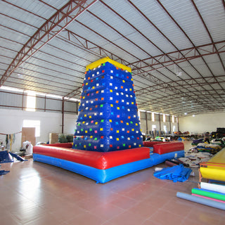 Commercial Kids Inflatable Rock Climbing Wall Fireproof PVC Tarpaulin - Inflatable-Zone