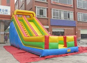 Inflatable Minons Slide,Orange Inflatable Slide,Curved Inflatable Slide