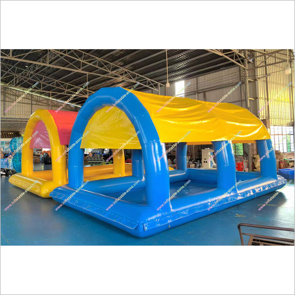 Inflatable Swimming Pool Cover Tent Water Play Games Pool Float Tent I