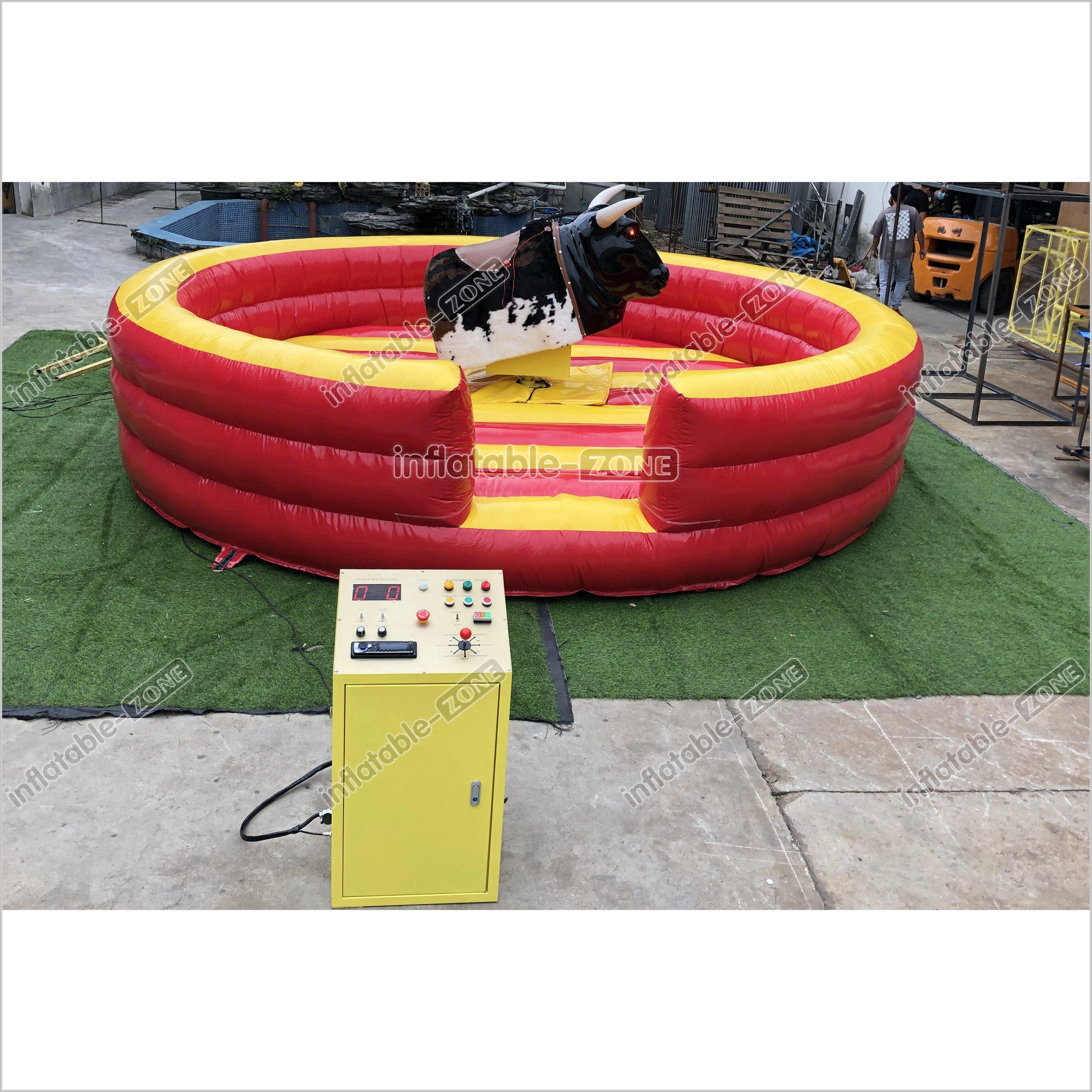 Inflatable Bull Ride Electronic Bull Mechanical Bull Riding Machine ...