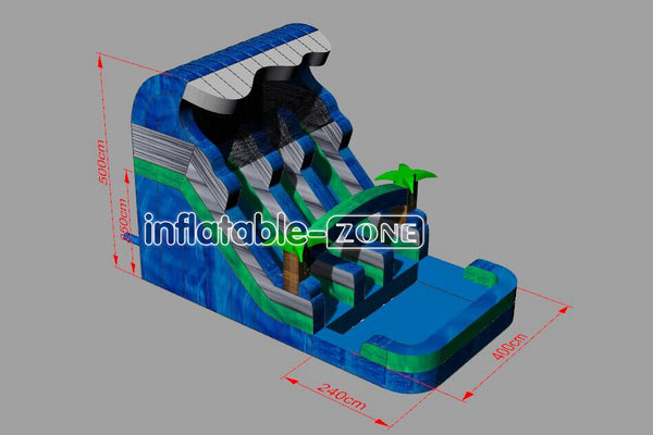 Inflatable-Zone Design Pool Jumping Castle Commercial Inflatable Water Slide With Pool Blow Up Party Adults