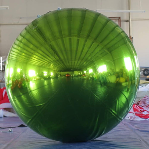 Event Party Inflatable Mirror Ball Show Advertising Mirror Ball For Commercial Street Decoration