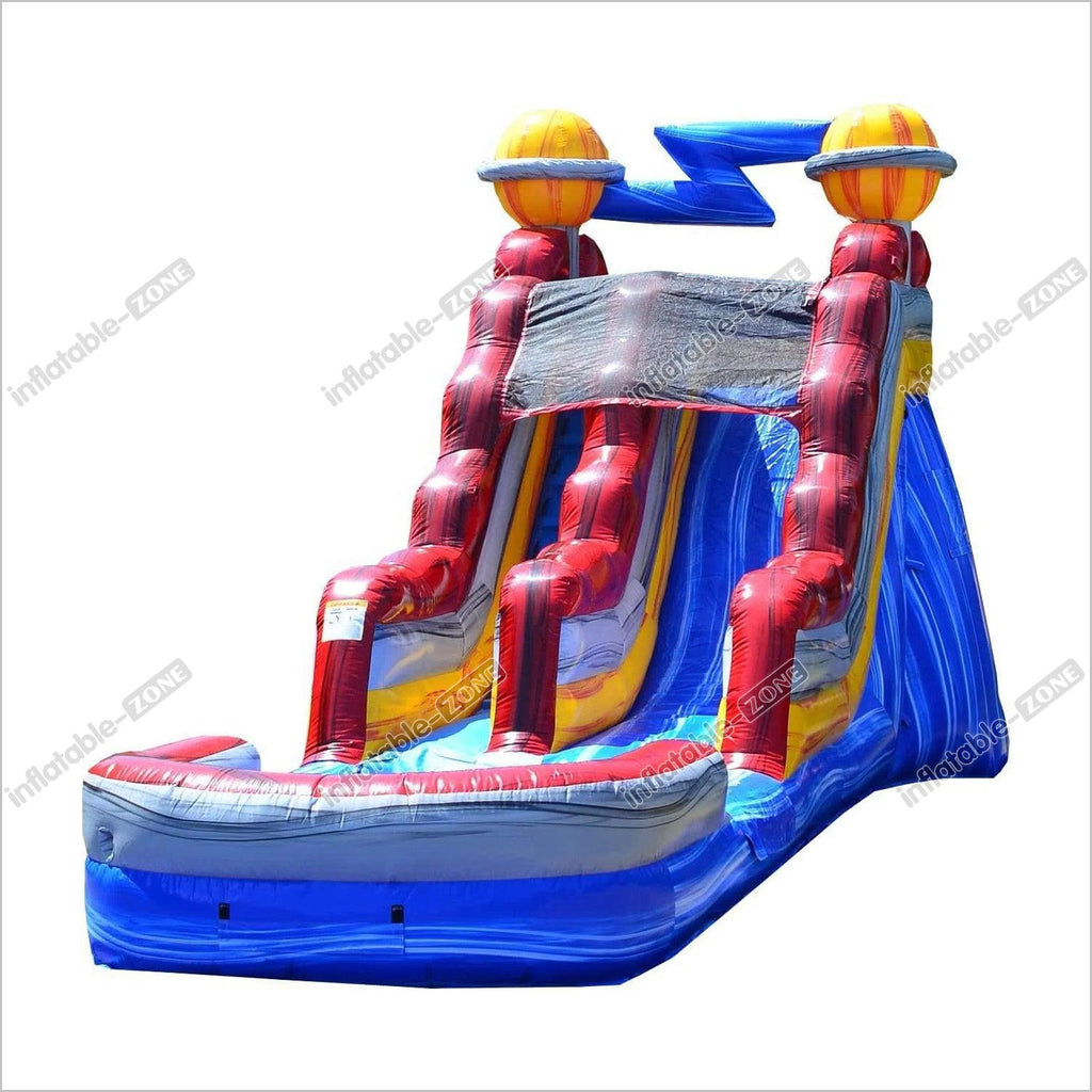 Space Astronaut Commercial Grade Water Diapositiva con piscina tobogán