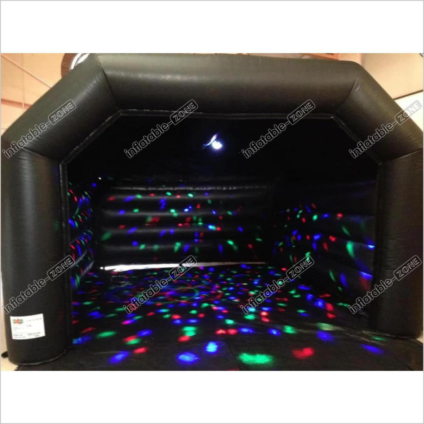 Square Black Inflatable Nightclub Tent Giant Poratable Vip Party Cube ...