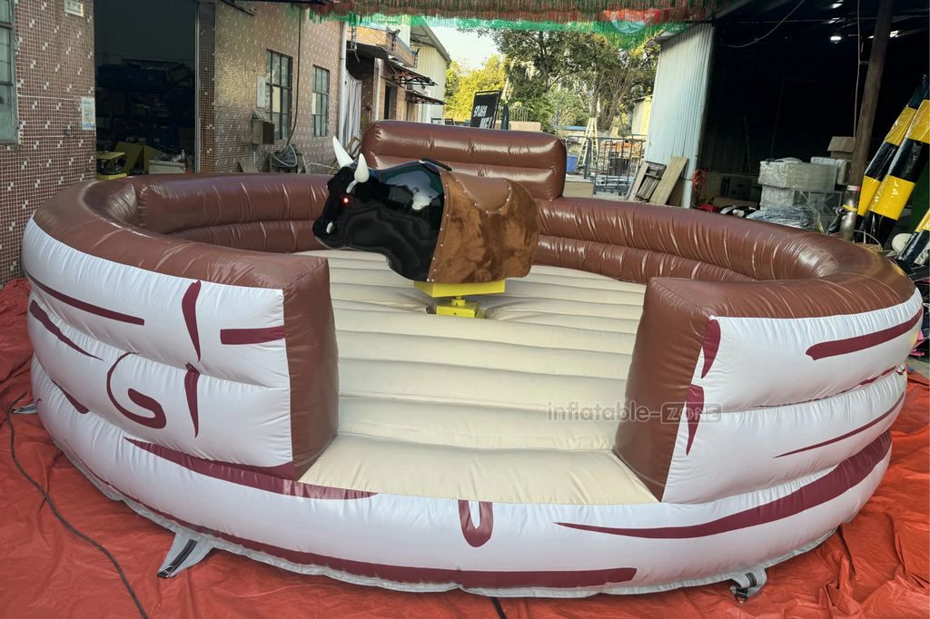 Commercial Inflatable Bull Mat Crazy Rodeo Bull Fight Inflatable Mecha