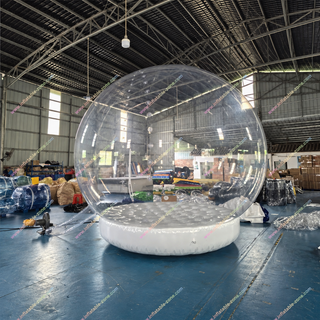 Bring the fun indoors with our Commercial Transparent Snow Globe Inflatable! Ideal for parties and events, this spacious globe offers a unique activity for guests of all ages. Perfect for photo ops and immersive experiences, it’s a captivating attraction that adds a magical touch to any celebration.