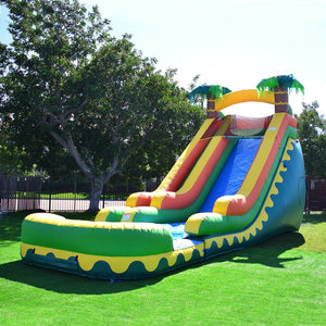 Bounce House With Water Slide And Slip N Slides Best Outdoor Water Slides For Backyard