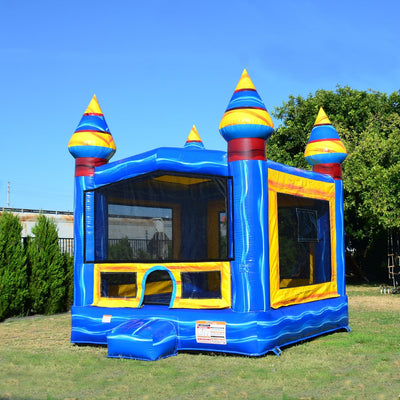 Inflatable bounce house, commercial bounce castle party