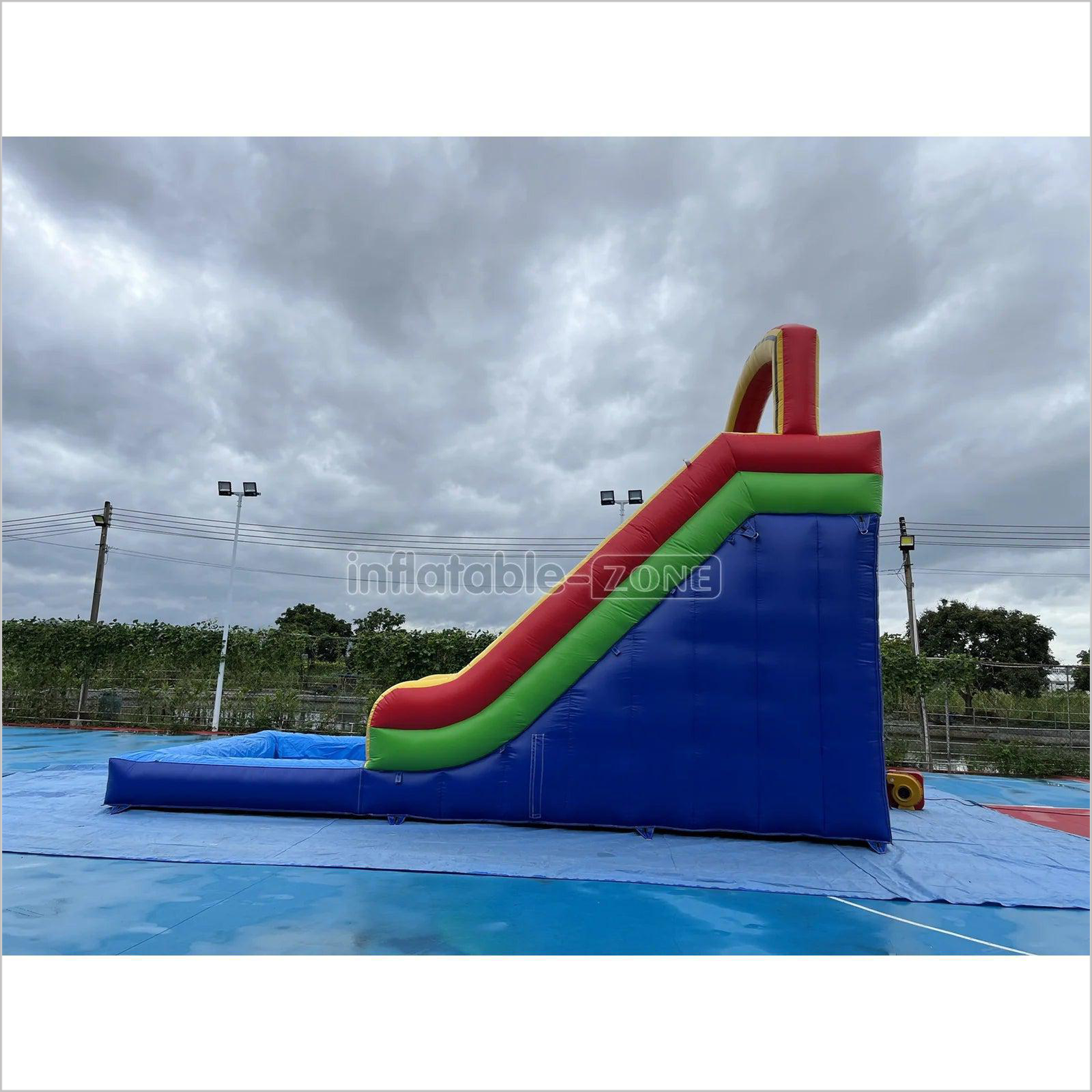 Commercial Inflatable Water Slide Inflatable Pool Blow Up Double Water ...