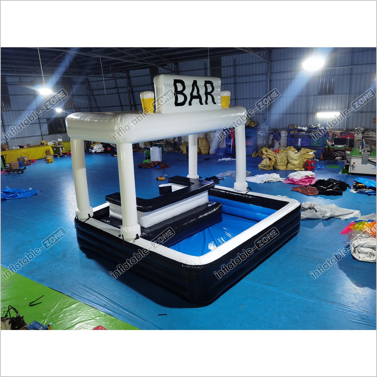 Inflatable Bar Set Coolest Inflatable Outdoor Pool Bar Water Blow Up Bar Party Event Back ...