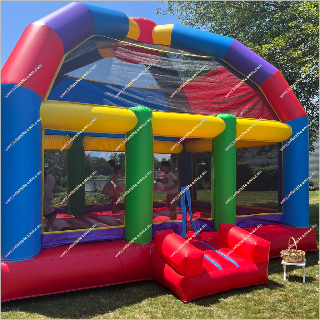 Wacky Inflatable Dome Bouncer Childrens Outdoor Garden Toys Bounce Pla