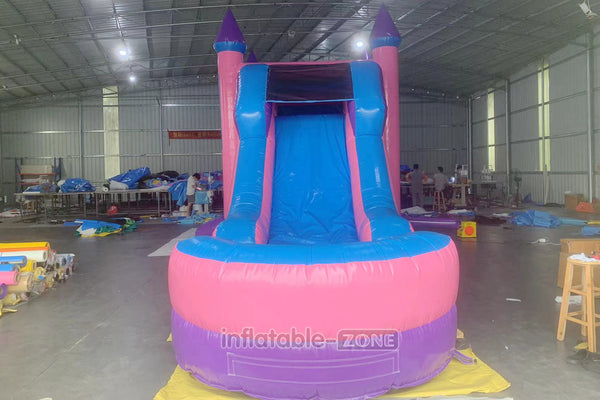 Commercial Inflatable Bouncy Jumping Castle Party Bouncing House Combo Single Lane Water Slide With Pool